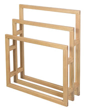 Load image into Gallery viewer, Radisson NOBU Towel Stand Solid Teak Wood