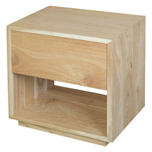 Load image into Gallery viewer, OSCAR WYNHAM Teak Timber Bedside Table Night Stand, Natural