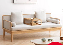 Load image into Gallery viewer, William Nordic Solid Wood Sofa Daybed Modern Minimalist