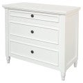 Load image into Gallery viewer, RADISSON Beau Teak Timber 3 Chest of Drawer Dresser, White