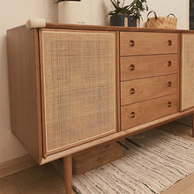 Load image into Gallery viewer, ALLISON Rattan Buffet Sideboard Cabinet ( Choice of 2 Color Natural / Walnut )