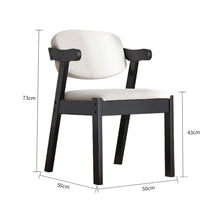 Load image into Gallery viewer, PEYTON CARLTON Chair Solid Wood Nordic
