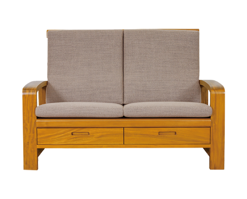 San Diego CONRAD Teak Sofa 2 Seater Modern Design