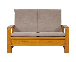 San Diego CONRAD Teak Sofa 2 Seater Modern Design