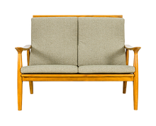 Load image into Gallery viewer, Los Angeles CONRAD Teak Sofa 2 Seater Minimalist Design