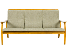 Load image into Gallery viewer, Los Angeles CONRAD Teak Sofa 3 Seater Minimalist Design