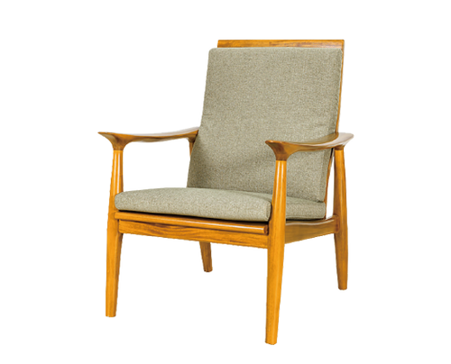 Los Angeles CONRAD Teak Sofa 1 Seater Minimalist Design