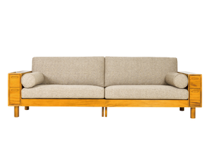 Cali CONRAD Teak Sofa Scandinavian Design 4 seater sofa