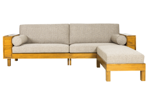 Cali CONRAD Teak Sofa Scandinavian Design 4 seater sofa