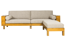 Load image into Gallery viewer, Cali CONRAD Teak Sofa Ottoman Scandinavian Design