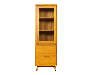 KAIA Sweden CONRAD 150 cm Teak Bookcase Decorative Cabinet