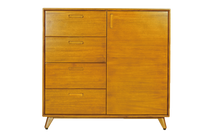 Load image into Gallery viewer, Makenzie Sweden CONRAD Teak 106 cm 3.5ft Chest of Drawers Buffet Cabinet