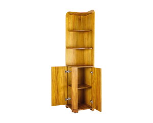 THEA Sweden CONRAD Teak Bookcase 180 cm Corner Tall Cabinet