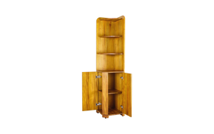 THEA Sweden CONRAD Teak Bookcase 180 cm Corner Tall Cabinet