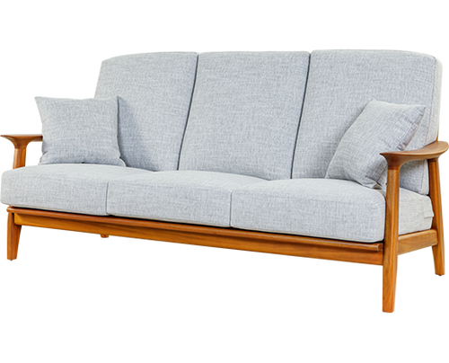 San Francisco CONRAD Baker Teak Sofa 3 Seater Modern Design