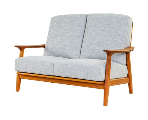 San Francisco CONRAD Baker Teak Sofa 2 Seater Modern Design