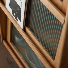 Load image into Gallery viewer, AMINA Solid Wood Bookcase &amp; Cabinet Storage