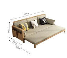 Load image into Gallery viewer, MAVERICK Nordic Solid Wood Sofa Living Room