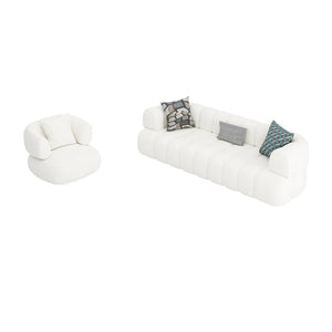 HELEN BELAIR Nordic Living Room Fabric Sofa