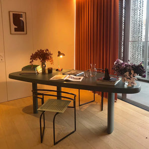 LENNON REGIS Minimalist Dining Table Solid Wood Nordic