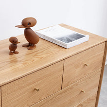 Load image into Gallery viewer, SAWYER Solid Wood Seven Drawers Modern Minimalist Oak Wood