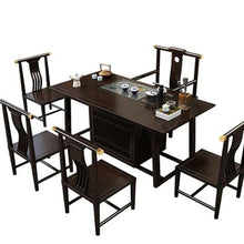 Load image into Gallery viewer, JANE NEW YORK RADISSON Imperial Dining Tea Table Oriental Design Solid Wood Chair Set