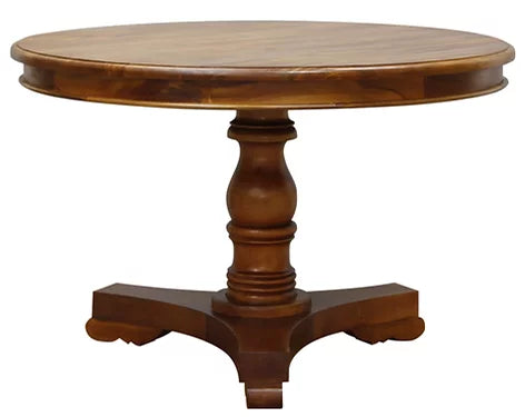 Magnolia AMARA Tasmania Round Teak Wood Dining Table 120cm