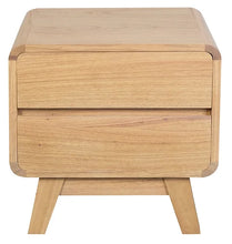 Load image into Gallery viewer, Radisson Providence Teak Bedside Table 2 Drawer Lamp Table