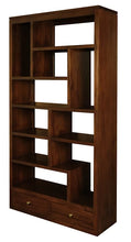Load image into Gallery viewer, Mary WYNHAM  Amsterdam Teak Display 10 Cube Shelf with 2 Drawer