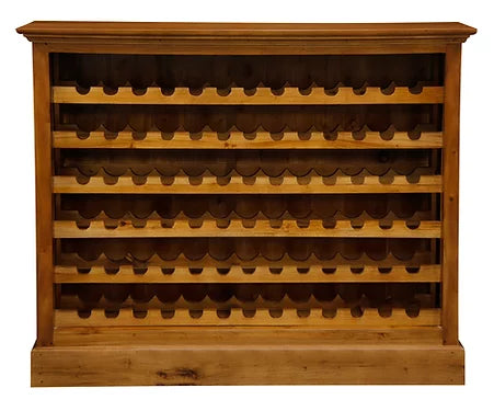 Georgia AMARA Tasmania Teak Wine Rack Wide Cabinet
