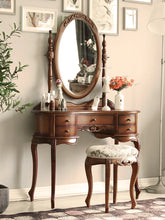 Load image into Gallery viewer, TAYLOR SHERATON American Dressing Table Solid Wood Bedroom Vanity Table