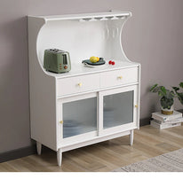 Load image into Gallery viewer, ADELAIDE Scandinavian Hutch Buffet Wine Cabinet Solid Wood Sideboard ( 4 Color 2 Size )