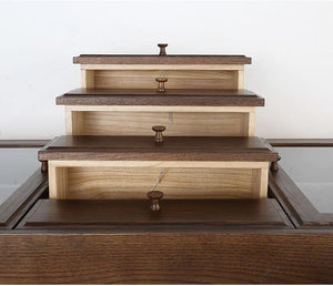 AKI All Solid Wood Sideboard Buffet American Design