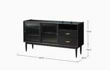 Load image into Gallery viewer, AMALIA Scandinavia Buffet Sideboard Modern Solid Wood sideboard ( 4 Colour )