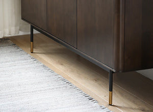 AMORA Chicago HILTON Nordic Solid Wood Sideboard Buffet Cabinet