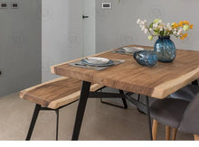 Load image into Gallery viewer, AVERY Solid Wood Dining Table Chair Set Acacia Suar Design