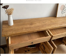 Load image into Gallery viewer, Autumn Recycle Solid Wood Buffet Sideboard Cabinet Old Elm