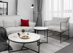 BENNETT Nordic Modern Nest of Round Coffee Table Combination