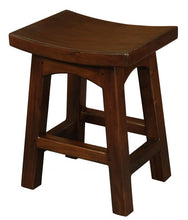 Load image into Gallery viewer, HADLEY Wynham Solid Full Wooden Stool 48cm - Mahogany