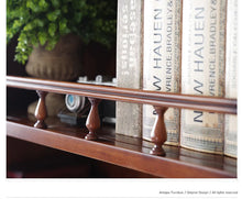 Load image into Gallery viewer, Brooklyn New York Sheraton Bookcase American Retro Bookshelf Solid Wood