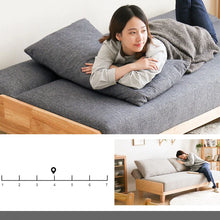 Load image into Gallery viewer, BROOKLYNN RITZ Sofa Bed Japanese Scandinavian Solid Wood ( 6 Colour )
