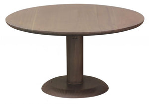 OSLO WYNHAM Round Coffee Table Solid Wood 80cm - Latte