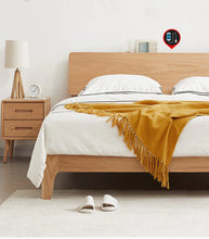 Load image into Gallery viewer, WAREHOUSE SALE EVA BRYSON Japanese Nordic Bed Single / Queen Bed Solid Wood ( Discount Price from $1099 )