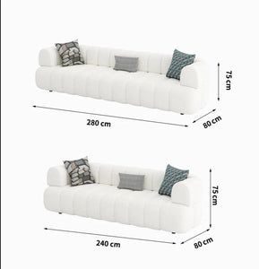 HELEN BELAIR Nordic Living Room Fabric Sofa