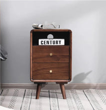 Load image into Gallery viewer, JAMES Nordic Solid Wood Bedside Cabinet Bedroom Style 35cm