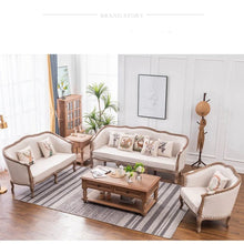 Load image into Gallery viewer, Judith BOSTON HILTON American Solid Wood Sofa French Design Living Room