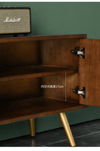 Load image into Gallery viewer, LILAH Herringbone TV Console Solid Wood American Ash Cabinet