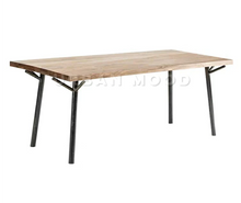 Load image into Gallery viewer, HAZEL Modern Industrial Solid Wood Study Table