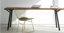 Load image into Gallery viewer, HAZEL Modern Industrial Solid Wood Study Table
