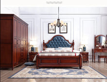 Load image into Gallery viewer, Lucy Boston Hilton Bed American Classic Solid Wood ( Select from 2 Size  2 Color )